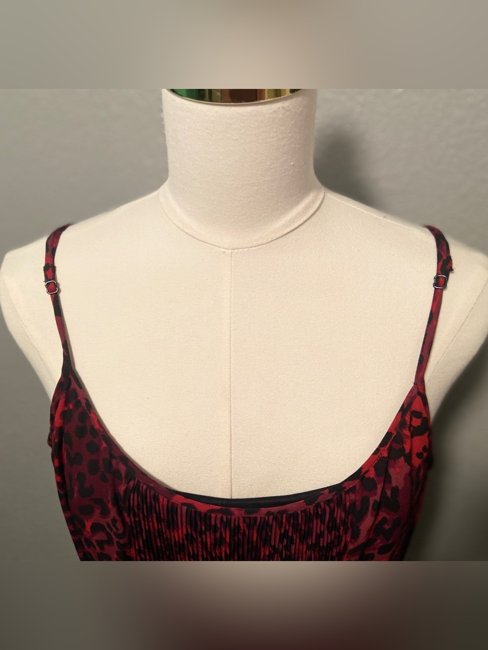 Maurices Red and Black Leopard-Print with a hint of purple - Picture 16 of 16
